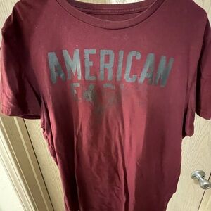 American Eagle Maroon T-Shirt